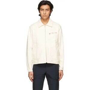 NWOT $395 Rag & Bone Stark Jacket Sand Organic‎ Cotton Men's Size M Zip Front